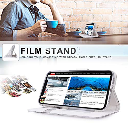 image for FYY Luxury PU Leather Wallet Case for iPhone Xr (6.1