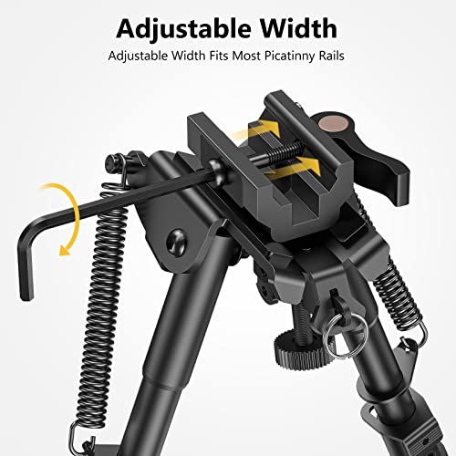 CVLIFE 69 Inches Rifle Bipod with Quick Release Adapter for Picatinny