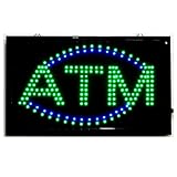 LARGE Animated LED ATM LED Neon Sign Bright Restaurant Shop Store 21