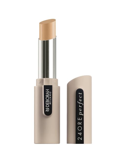 Deborah Milano 24 Ore Perfect Concealer, Lightweight Pen, Matte Finish Cover Stick 1.6g 4 by Deborah Milano