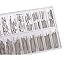 DS.Ddistinctive Style 360 Pieces 6-23mm Watch Band Link Cotter Pins Assortment Stainless Steel Watch Strap Bars Repair Kit for Watchmaker