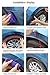 Heart Horse 117cm Car Fe-nder Flares Arch Wheel Eyebrow Auto Mudguard Fender Flare Wheel Lip Body Kit Protector Cover M-ud Guard Universal