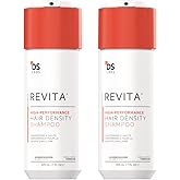 DS Labs For Men & Women Revita Shampoo - Scalp Refreshing Cleanse for Fuller Looking, Volumizing, Lightweight Hydration, Sulfate & Silicone Free, Color Safe, 205 mL, (2 Pack)