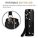 Fintie Protective Case for Amazon Echo (1st Generation) - Premium Vegan Leather Cover Sleeve, Black