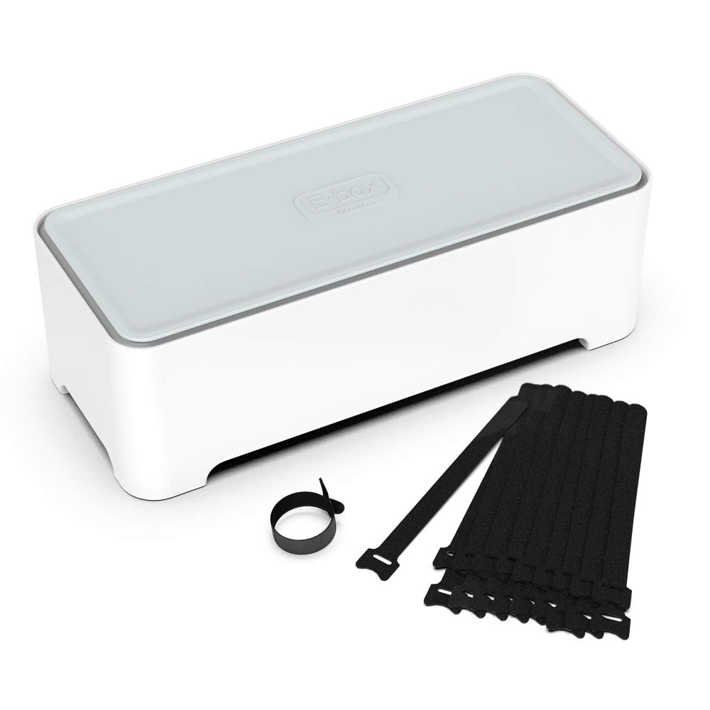 Best computer desk cable management power strip