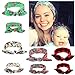 Gellwhu 8PCS Mom and Me Headband Baby Girls Headwrap Knot Hairband Hair Bow Set