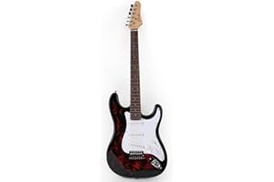 Fojill 39 Inch Electric Guitar Phoenix Body Maple Neck Rosewood Fretboard With Gig Bag (Thrunder Red)