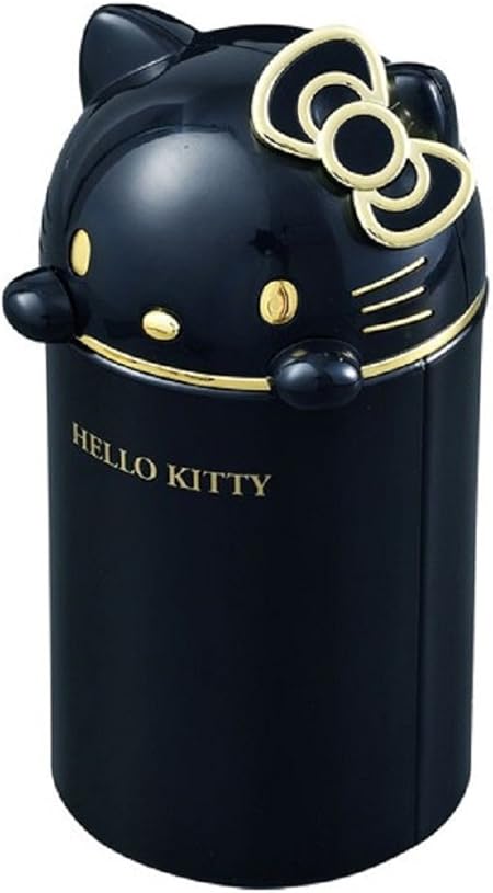 Amazon Hello Kitty自動車ミニゴミ箱車内装カップホルダーブラック カーアクセサリ 車 バイク