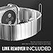 KADES Solid Stainless Steel iWatch Band Link Bracelet for 38mm Apple Watch Sport Edition (1st Generation, Silver)