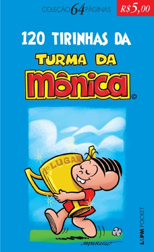 Livro 120 Tirinhas da Turma da Mônica Coleção L PM Pocket 64 Páginas
