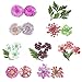 MissBabe 2Pack/24 Different Colors Natural Real Dried Flowers Nail Art Decoration Sticker for 3D Nail Art Acrylic UV Gel Tips