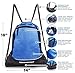 Drawstring Bag with Mesh Net - Perfect Sackpack with Ball Net for All Sports - Gym Bag for Men and Women, Tote Bag, Sports Sack, Light Backpack, Soccer Bag, Basketball, Volleyball, Baseball for Youth