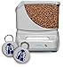 PortionProRx Automatic Pet Feeder (for Dogs and Cats) Bundle with Additional PortionProRx Tag (2 Tags Total) - Prevents Food Stealing Among Multiple Pets and Delivers Scheduled Meals