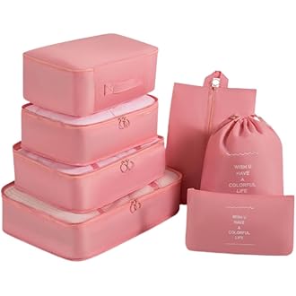 12. Kit Organizador de Malas de 6 Peças Viagem