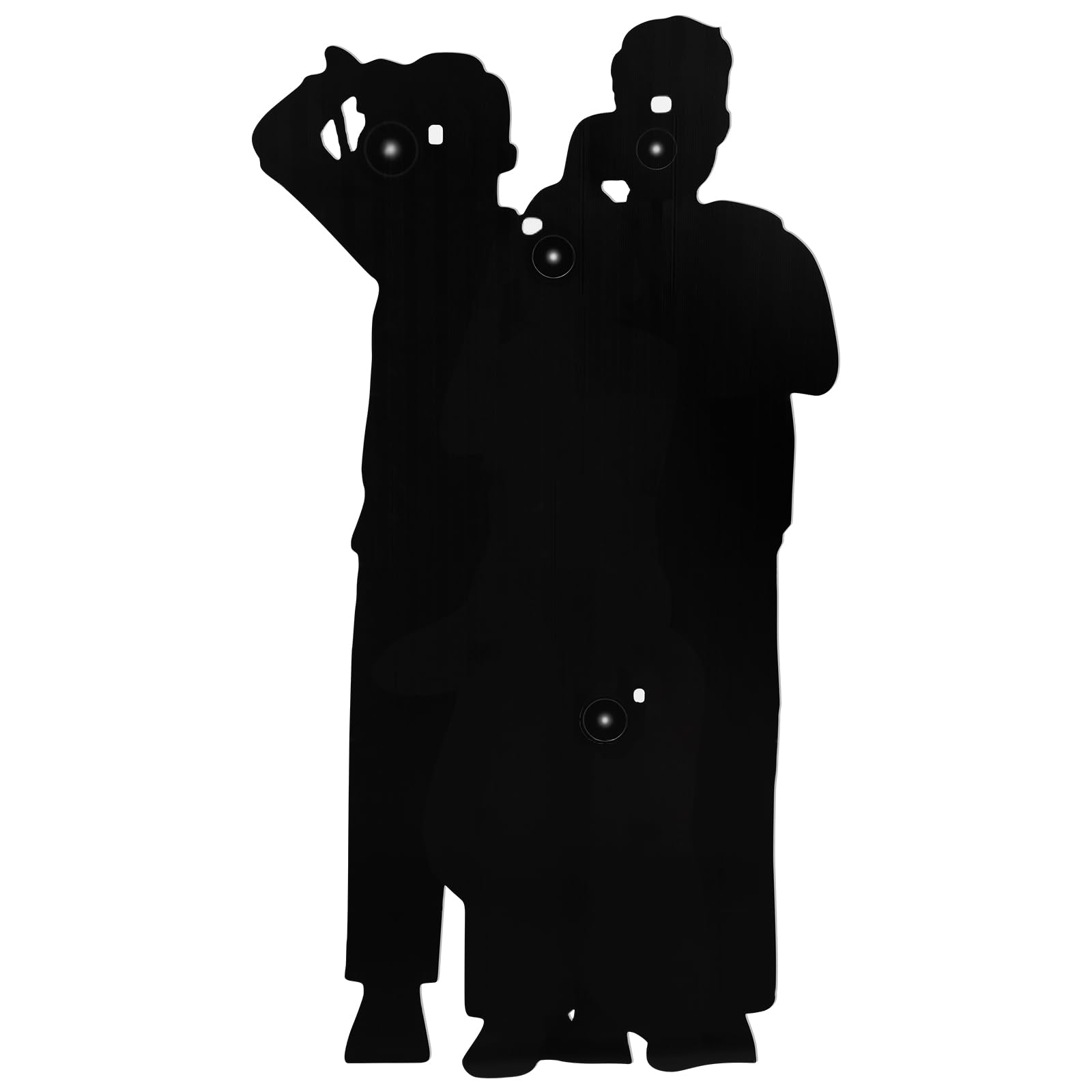 Photo 1 of Pinkunn 6 Ft Paparazzi Silhouette Cardboard Cutout Stand-Up Movie Award Night Party Decorations Backdrop Photo Prop Stand Up Life Size Celebrity Star Party Decor Famous Photo Prop Stand Up(Novel)