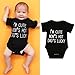 Infant Baby Boy Girl Short Sleeve Romper Jumpsuit Clothes Letters Print Clothes (3-Months, Black)