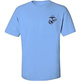 zerogravitee Marines Emblem Left Chest Adult Short Sleeve T-Shirt