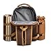 Apollo Walker Picnic Backpack Bag for 4 Person with Cooler Compartment,Wine Bag, Picnic Blanket(45
