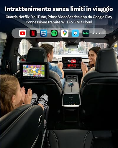 Ottocast P3 Pro Adattatore CarPlay e Android Auto Wireless | Android 13, Wireless CarPlay, Plug & Play, Compatibile Auto, Android Auto