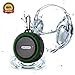 Winstion Wireless Bluetooth Waterproof Outdoor/ Shower Speaker with 5W Speaker/Suction Cup With Microphone Hands-Free Speakerphone (Army Green)