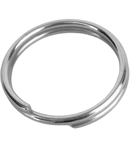 100 Anillas Para Encuadernar Hojas Sueltas De 19 Mm, Llavero