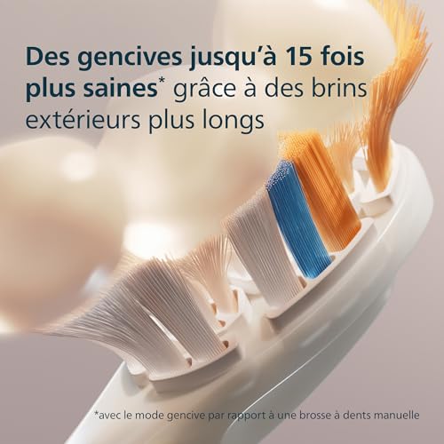 Philips Sonicare A3 Premium All-in-One Original Replacement Toothbrush Heads, White, Pack of 4, HX9094/87