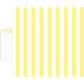 50PCS Yellow and White Striped Paper Napkins, Light Yellow Dinner Napkin Disposable Beverage Dessert Luncheon Napkins for Birthday Bridal & Baby Shower Wedding Party Supplies