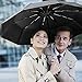 EveShine Windproof Travel Umbrella, 10 Ribs Auto Open/Close Windproof Travel Umbrella with Teflon Coating