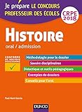 Histoire oral/admission : Concours professeur des écoles by