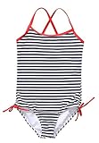 ALove Big Girl's One Piece Swimsuit Swimming Costume Colorful Stripes