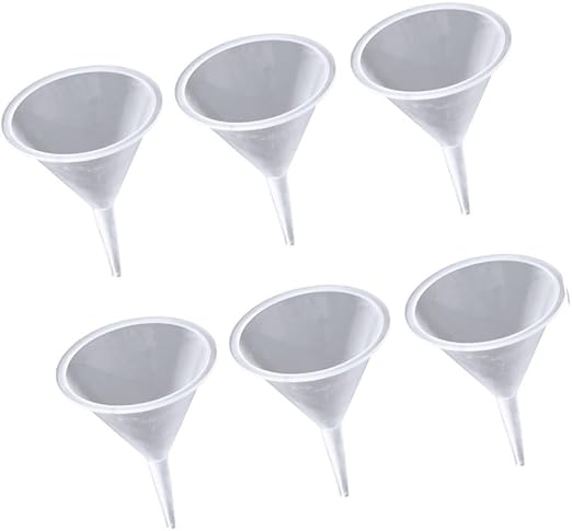 Amazon ファンネル 漏斗 ロート キッチン用品 便利グッズ 液体転送用品 プラスチック製 実用的 6個セット ロート オンライン通販
