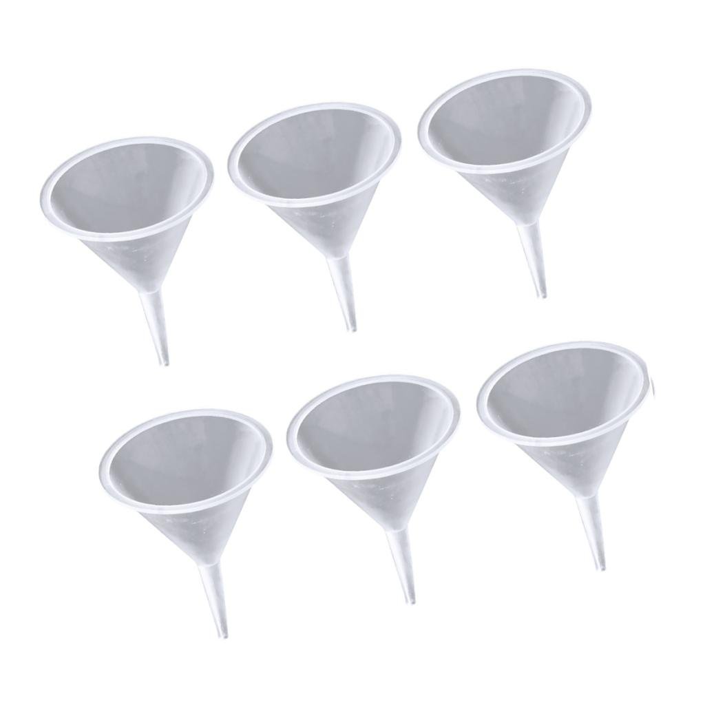 Воронка маленькая с носиком. Воронка домашняя. Силиконовая трубка с воронкой. 4шт. Воронка для дренажа.