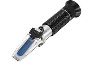 BOWONG Honey Refractometer Beekeeper Tester 3 in 1 58-90% Brix Sugar 38-43% Baume 10-33% Water Portable Bees Hand-held Refractometer