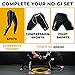 Gold BJJ Jiu Jitsu Spats - Base Layer for Gi and No-Gi Grappling - Martial Arts Pants