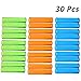 Ogrmar Assorted Colors Plastic Pencil Cap Pencil Shield Pencil Extender Holder 30pcs (Assorted Colors)