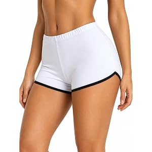 Sexy Women's Booty Shorts Butt Lifting High Waist Yoga Running Gym Workout Hot Shorts - Stretchy & Trendy