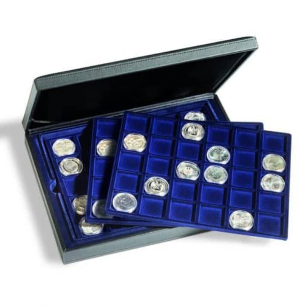 Presentation case PRESIDIO TRIO with 30 square ports (39 x 39 mm) each
