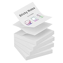 ZCZN 400 Sheets Pop-up Sticky Notes, 3 x 3