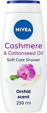 NIVEA Cashmere & Cotton Oil Shower Gel 250ml with Vitamins C E & Oils view 1