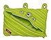 ZIPIT Monster Pencil Pouch for Boys | 3-Ring Binder Pencil Case | Large Capacity Pen Case for School (Green)