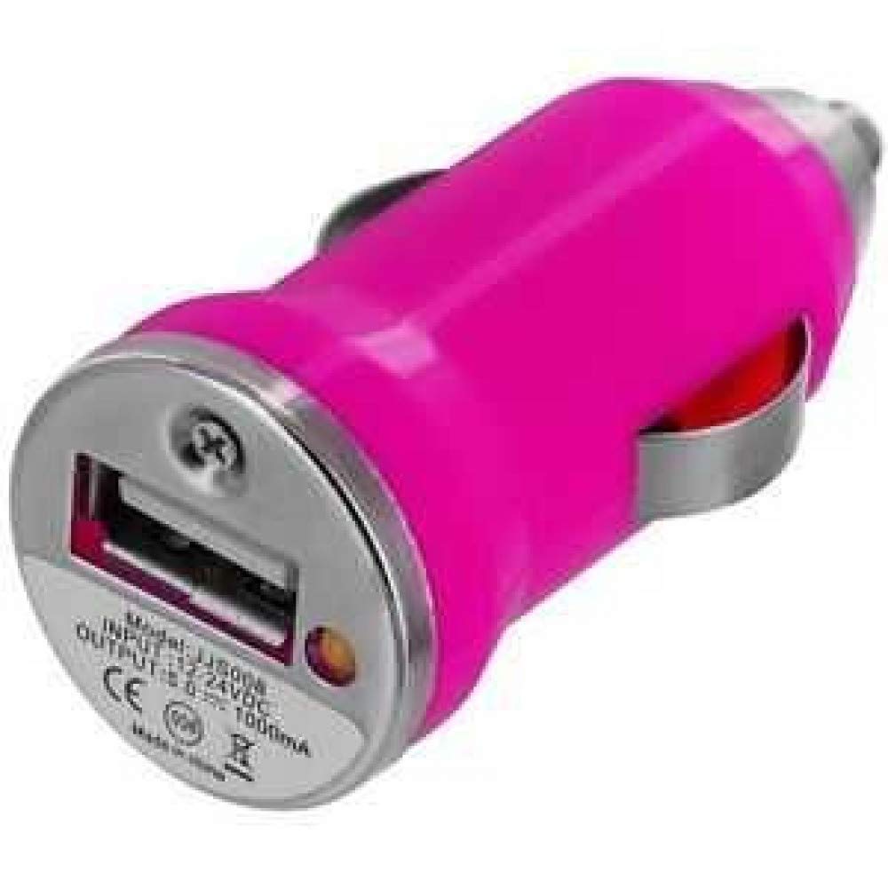 1 x Pink USB Car Charger