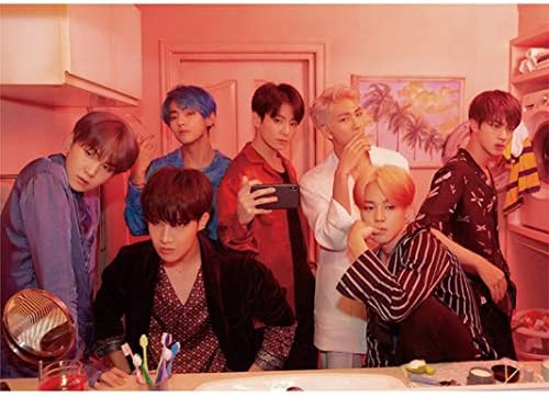 Pinenuts Effective KPOP BTS New Ablum ‘MAP OF THE SOUL : PERSONA’ Concept Poster Wall Sticker Hanging Paintings Version 3 A3 for A.R.M.Y( A-H09)