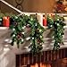KNL Store 6 Ft LED Lighted Battery Operated Cascading Garland Christmas Holiday Decor