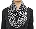 Seamaidmm Summer White Sun Glasses / Sunglass Print Infinity Circle Scarf Black