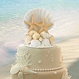 Lillian Rose Coastal Beach Seashell Wedding Cake Topper
