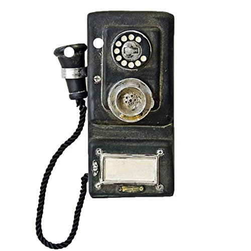 VintageBee Antique Phone Model Resin Vintage Decorative Telephones Old