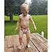 EcoAble Baby Waterproof PUL Cloth Diaper Cover AI2, Hook & Loop (Size 1/ 8-25lb, Elephant)