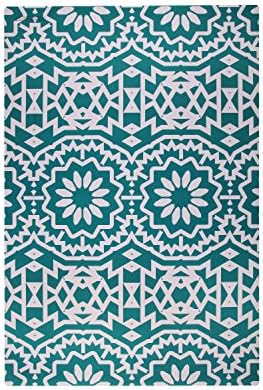 TRIBE WEST Baby Playmat. Easy Clean Large Non-Toxic Activity Floor Mat for Crawling Babies, Toddlers, Boy or Girl, Natural Rubber, Durable, Indoor and Outdoor, Supporting Global Artisans (Bohemian)