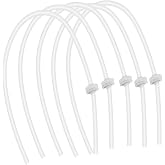 2024L-5 Pressure Tube with Check Valves for Fuji HVLP Spray Guns, 5-Pack | Replacement Hose for Fuji Semi-PRO 2 &amp; T70 HVLP Spray Guns; Check Valves Help Maintain Cup Pressure and Reduce Backflow