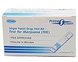 PrimeScreen by Wondfo Marijuana (THC) Single Panel Drug Tests Kit x10